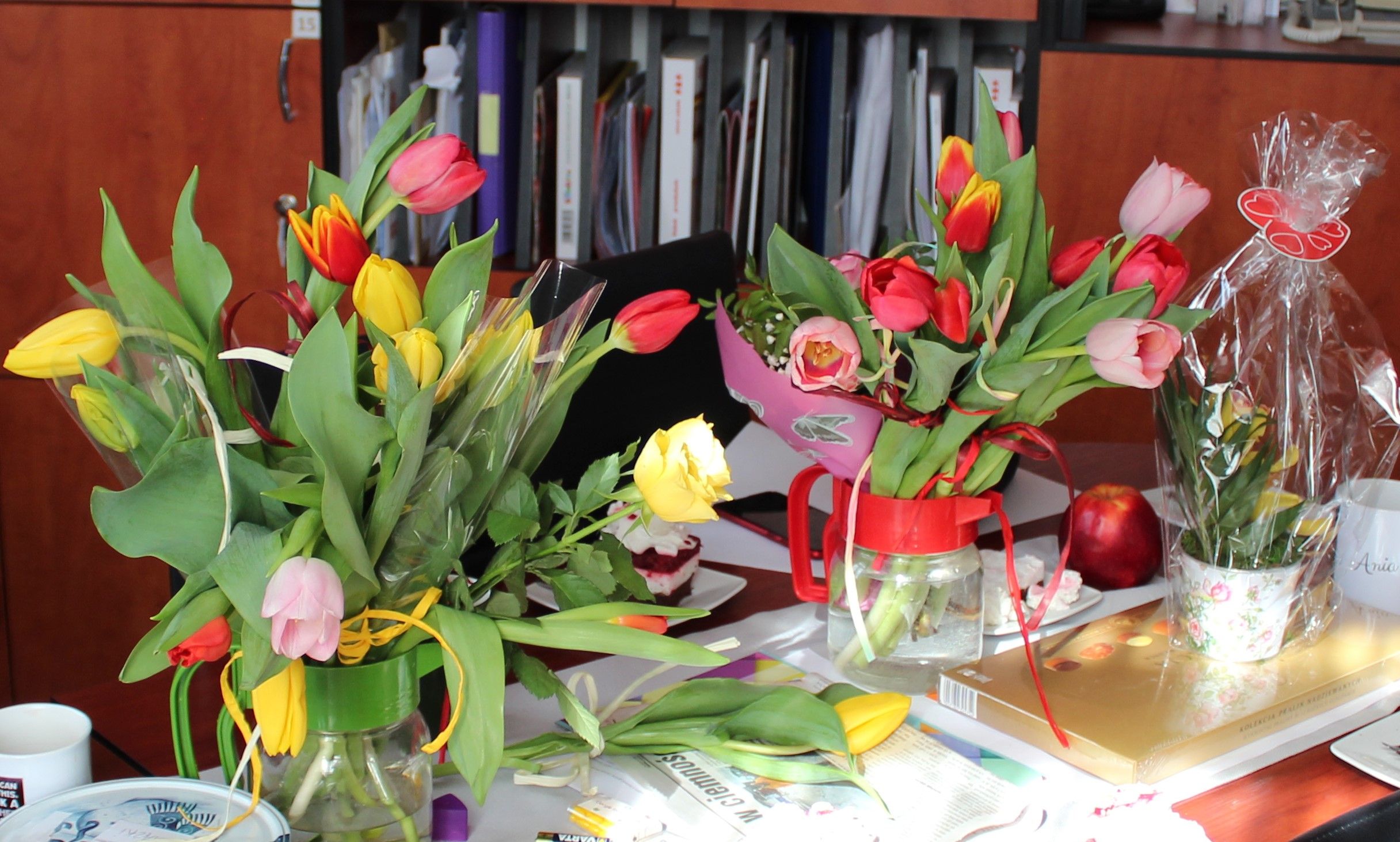 Tulipany z okazji Dnia Kobiet
