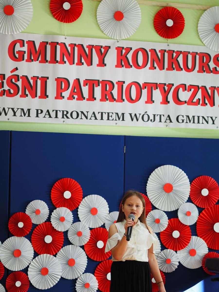 GMINNY KONKURS PIEŚNI PATRIOTYCZNYCH