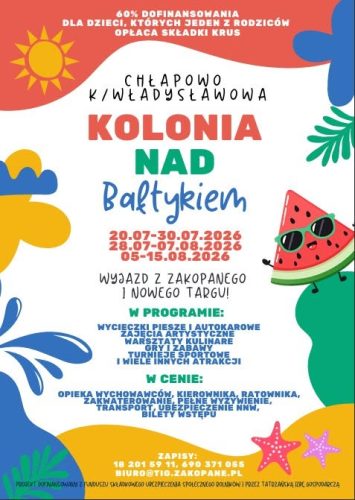 KOLONIA i PÓŁKOLONIA